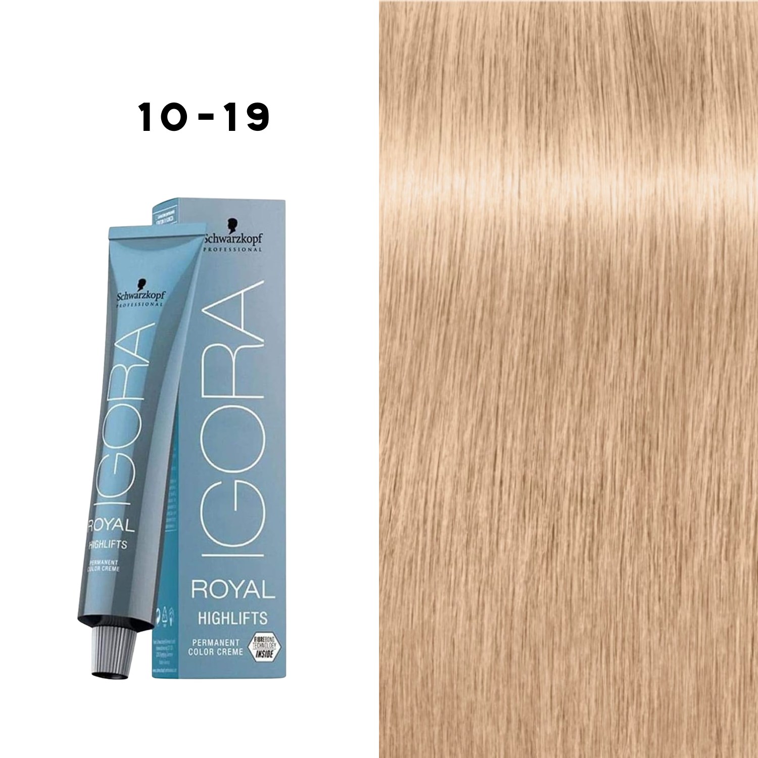 Tube IGORA Highlifts — coloration éclaircissante professionnelle pour blonds froids