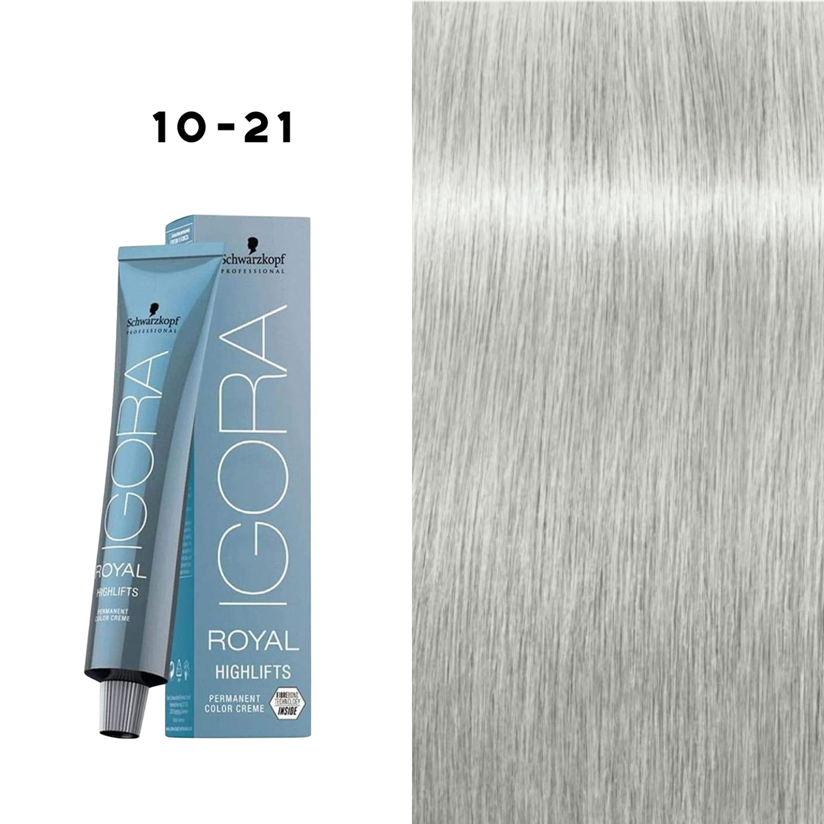 Tube IGORA Highlifts — coloration éclaircissante professionnelle pour blonds froids
