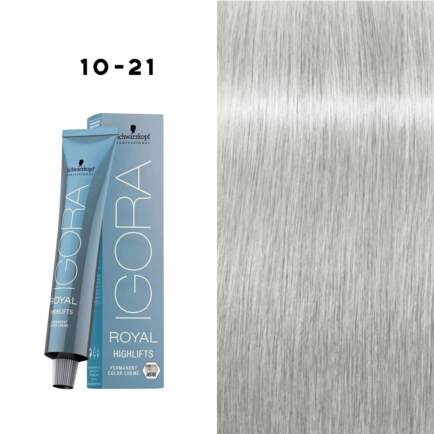 Tube IGORA Highlifts — coloration éclaircissante professionnelle pour blonds froids