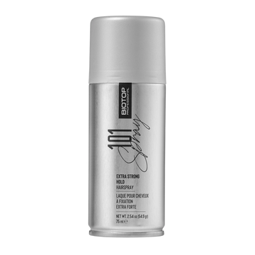 Flacon 500 ml du spray coiffant 101 Create Extra Strong Hold – tenue extrême et séchage rapide.

