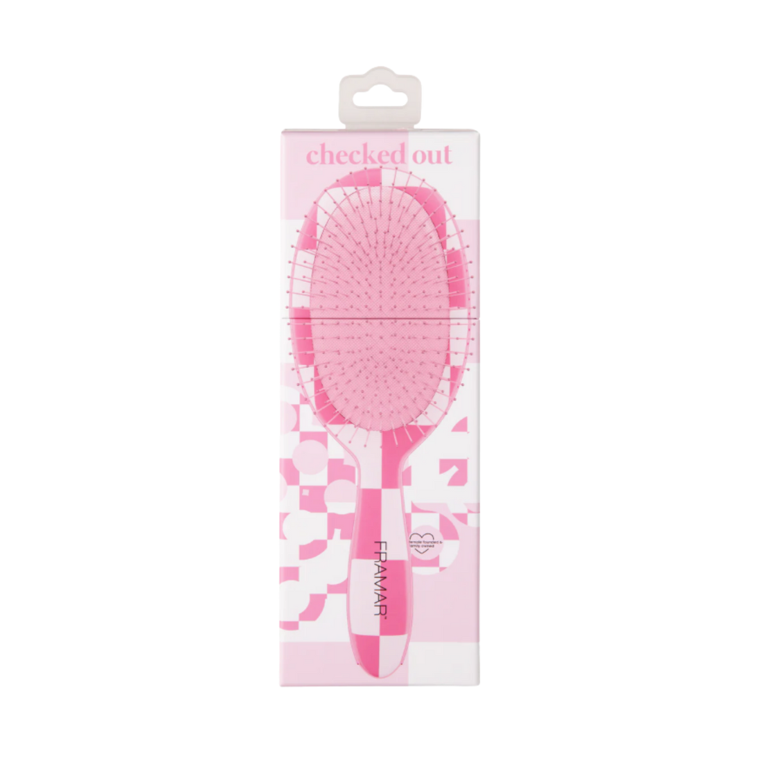 Brosse Démêlante Checked Out Rose - FRAMAR