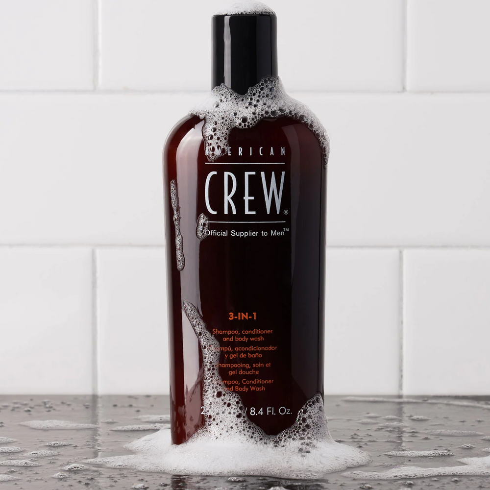 Shampooing, Conditionneur et Gel Douche 3-in-1 (450ml) - AMERICAN CREW