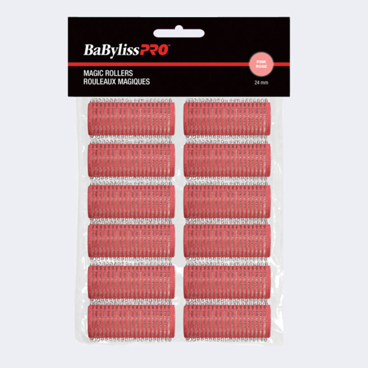 Magic Rollers 24 mm Pink (pack of 12) - BABYLISSPRO