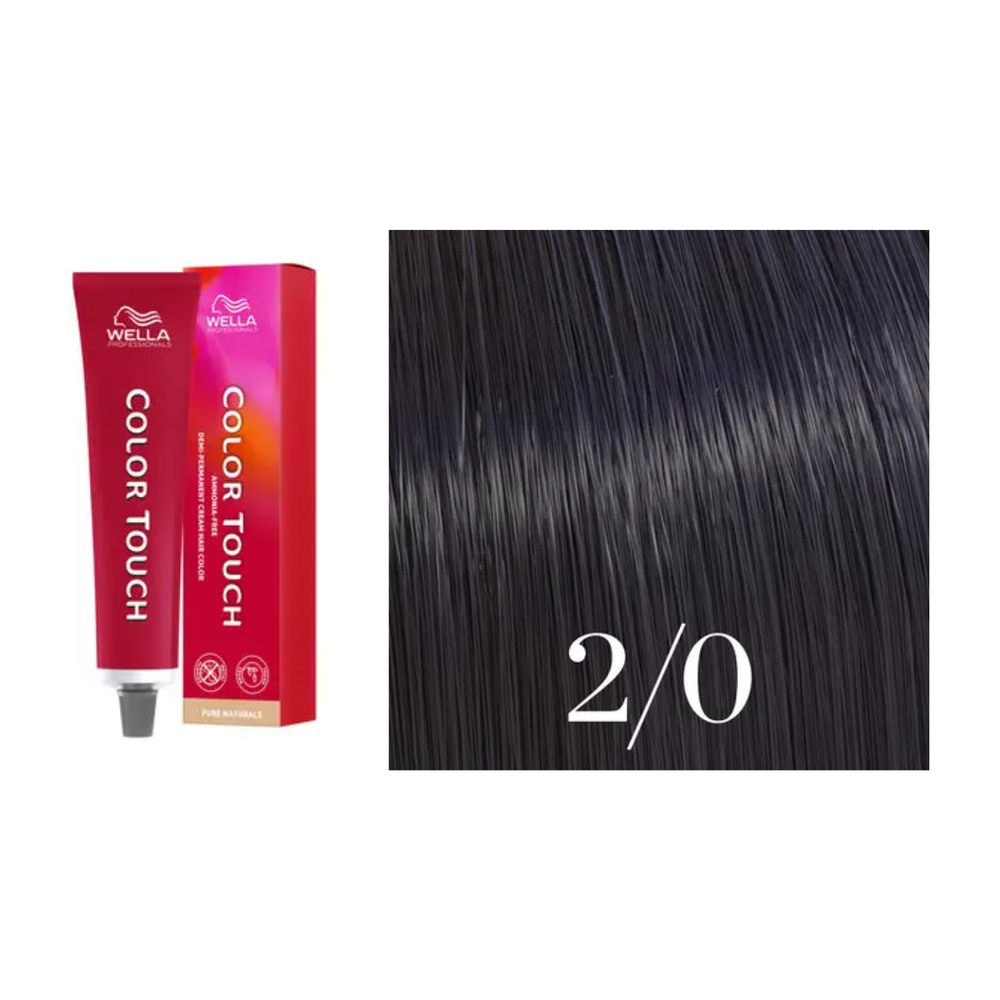 Tube de coloration Wella Color Touch demi-permanente 60 ml – nuances de couleur brillantes et professionnelles.