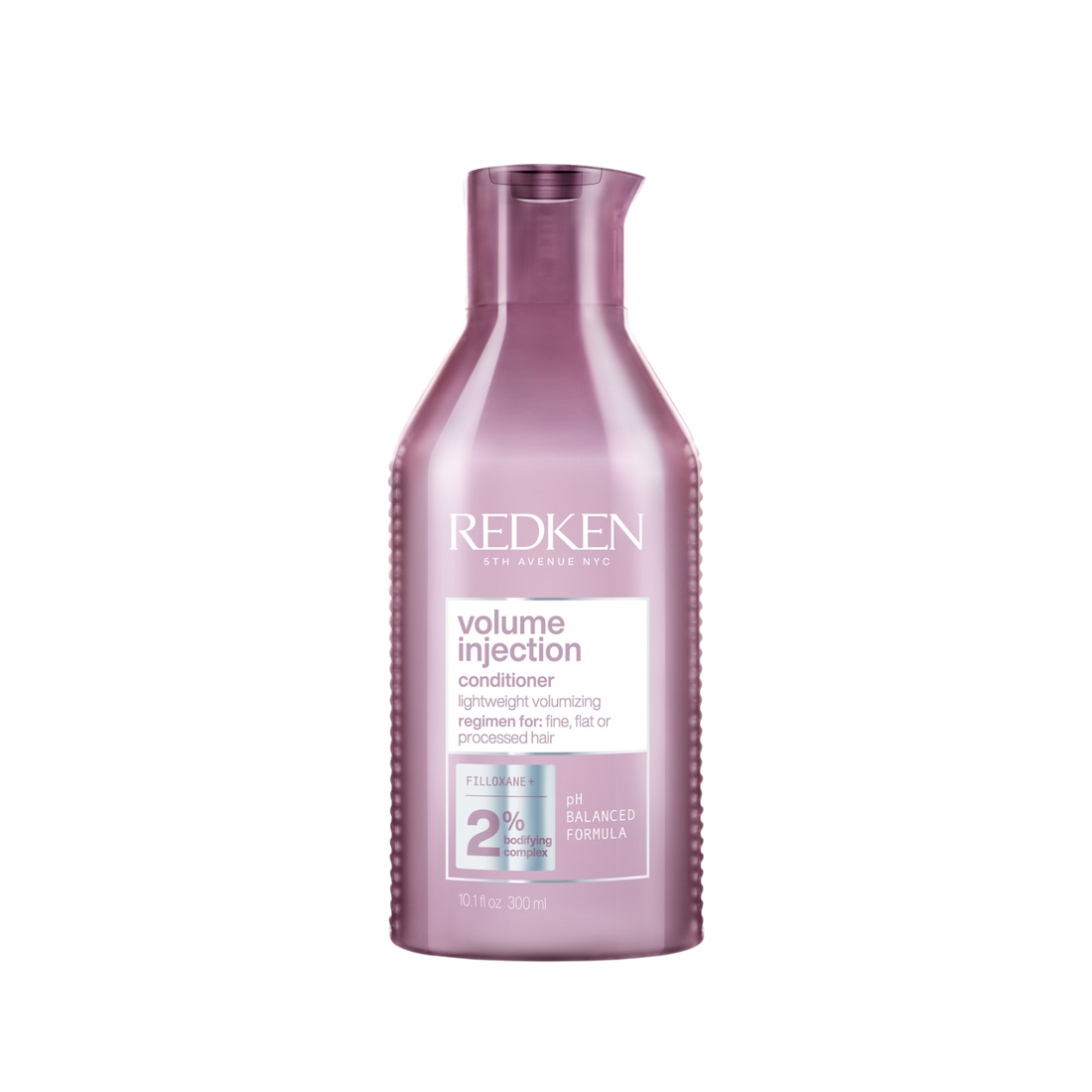 Tube de Redken Volume Injection Conditioner, après‑shampooing volumisant léger pour cheveux fins