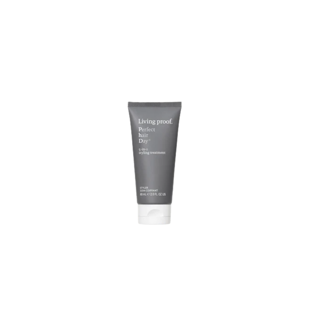 Tube de Perfect Hair Day 5-in-1 Styling Treatment Living Proof – soin coiffant multi-bénéfices pour tous types de cheveux – 118 ml


