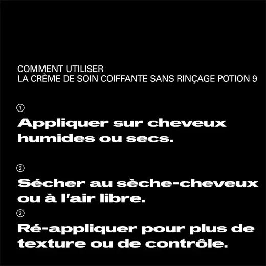 Revitalisant Sans Rinçage Et Crème Coiffante Potion 9 - SEBASTIAN
