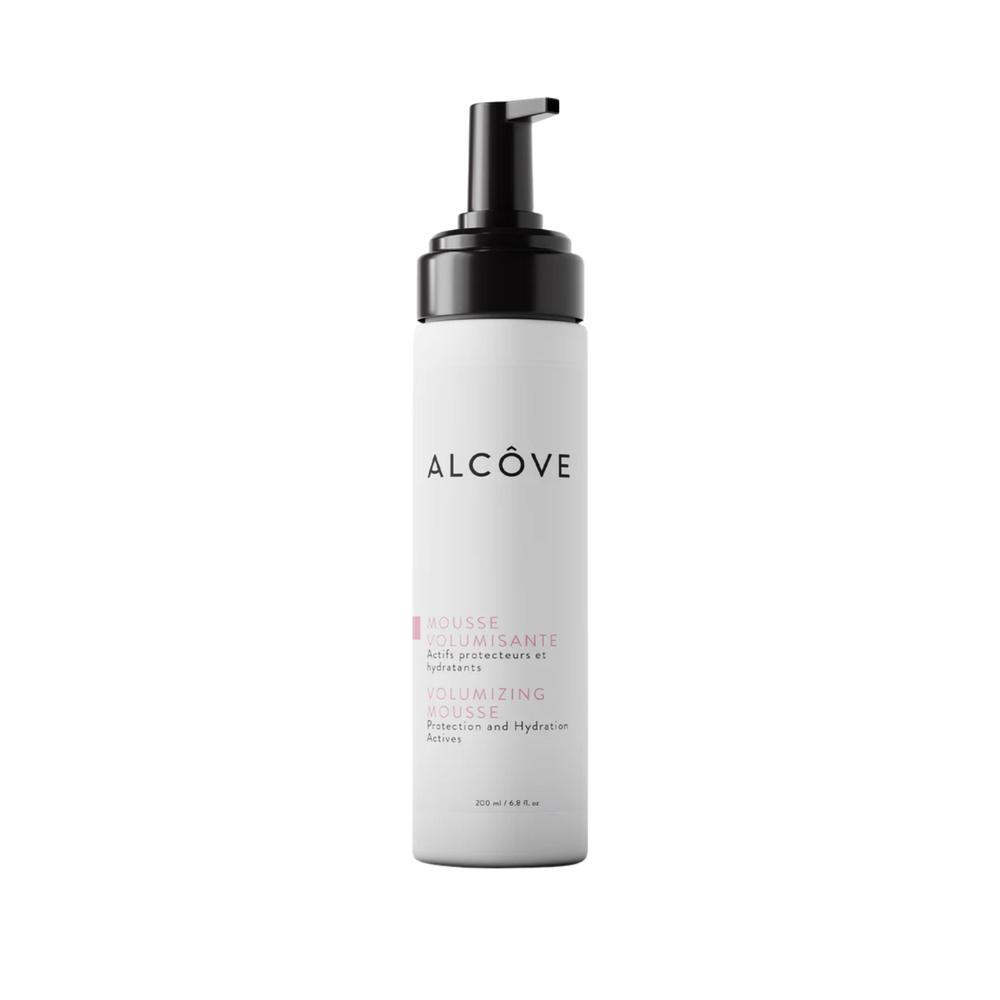 “Mousse Volumisante Alcôve – flacon pompe pour volume léger”