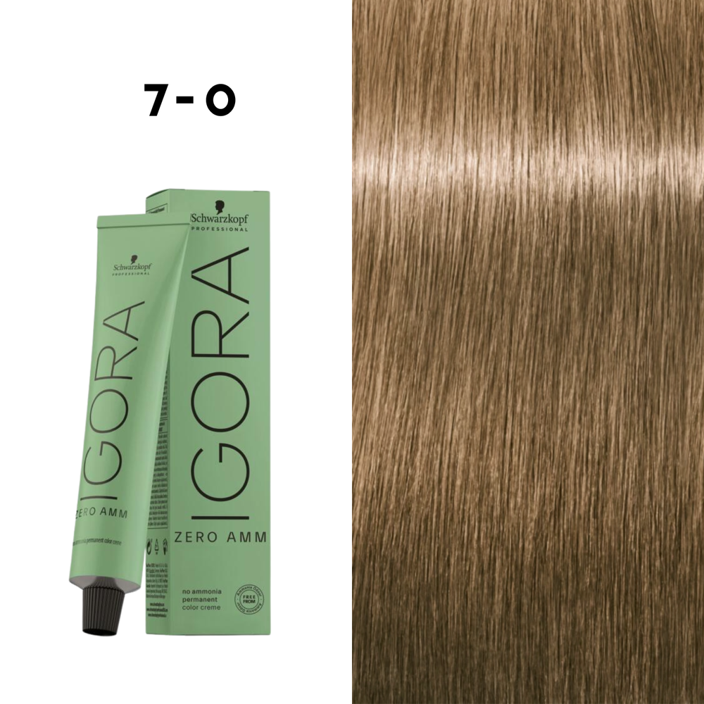 Coloration Permanente Igora Zéro Amm (60ml) - SCHWARZKOPF