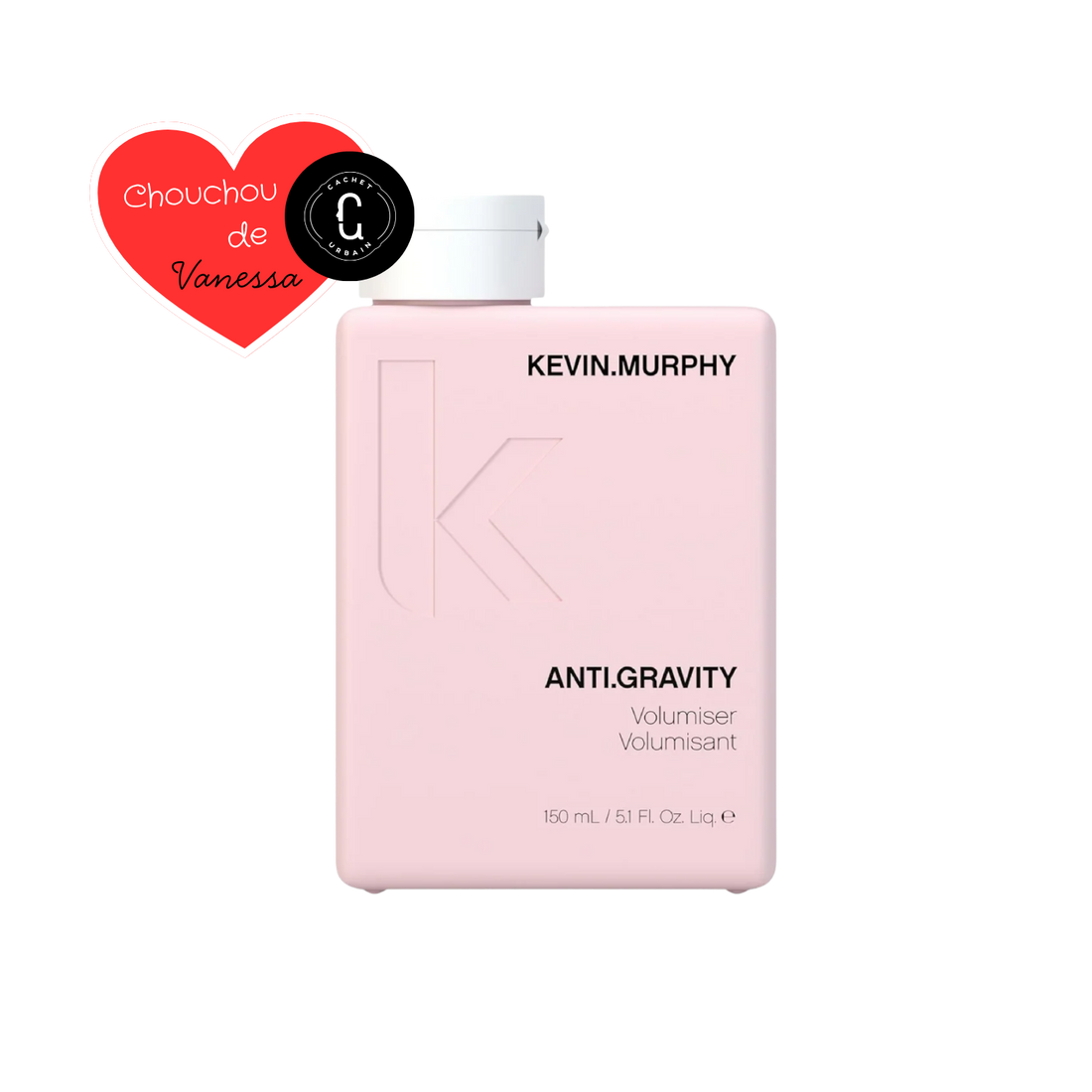 Flacon de la lotion volumisante ANTI.GRAVITY Kevin Murphy sur fond neutre