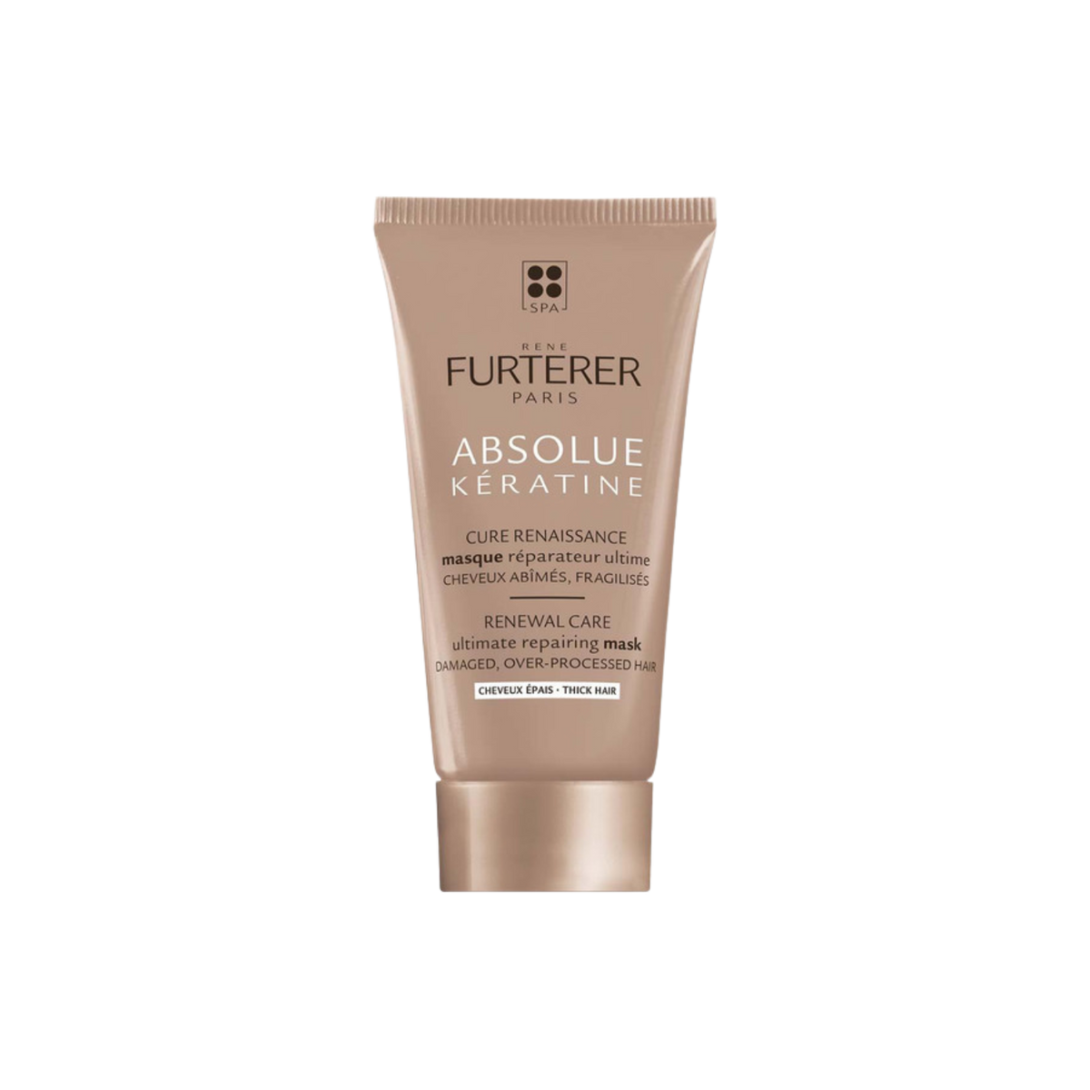 Bouteille Absolut keratine cheveux épais René furterer