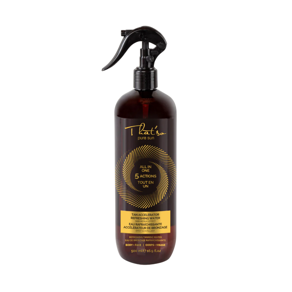 Brume accélératrice de bronzage That’so All In One Tan Accelerator Refreshing Water pour hâle intense et peau hydratée