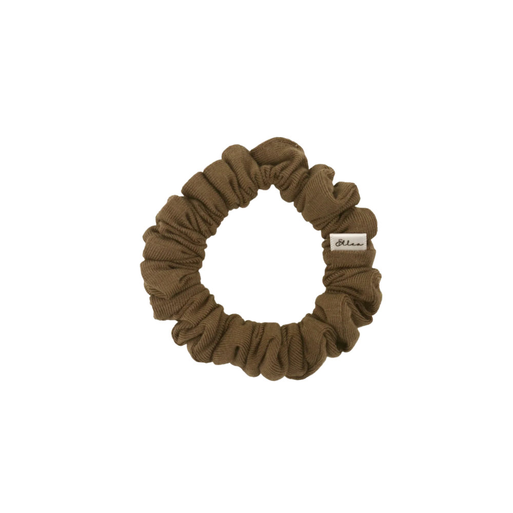 « Chouchou Americano Jersey couleur neutre — accessoire cheveux confortable et stylé »