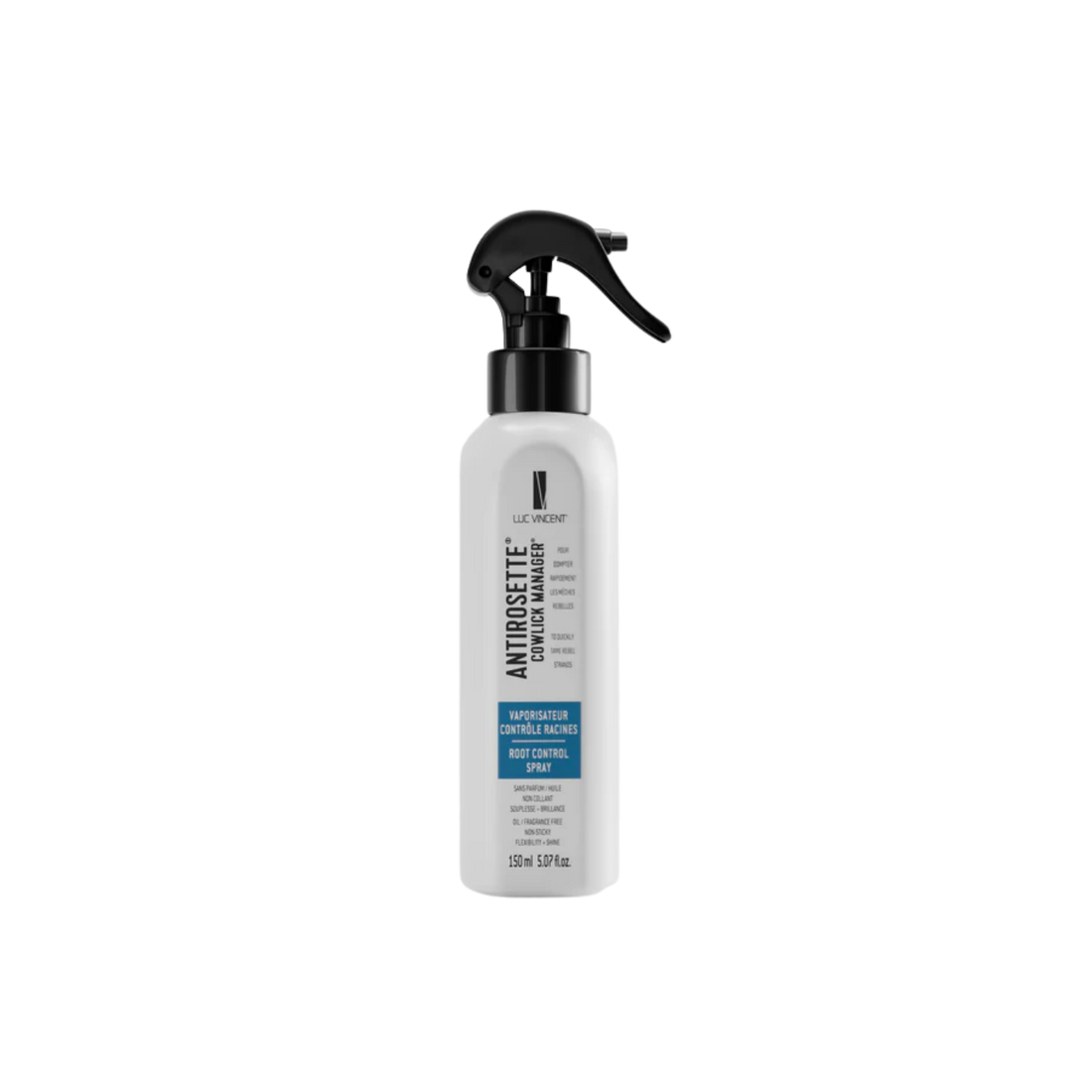 Antirosette Luc Vincent spray contrôle racines pour dompter les épis et mèches rebelles et faciliter la mise en plis des cheveux