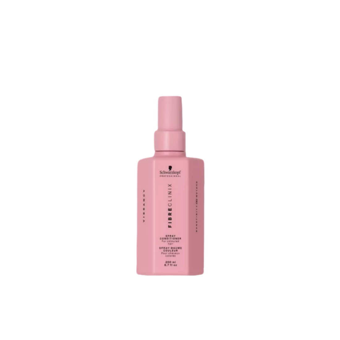 Spray après-shampoing Schwarzkopf Fibre Clinix Vibrancy pour cheveux colorés, démêlant et protecteur.