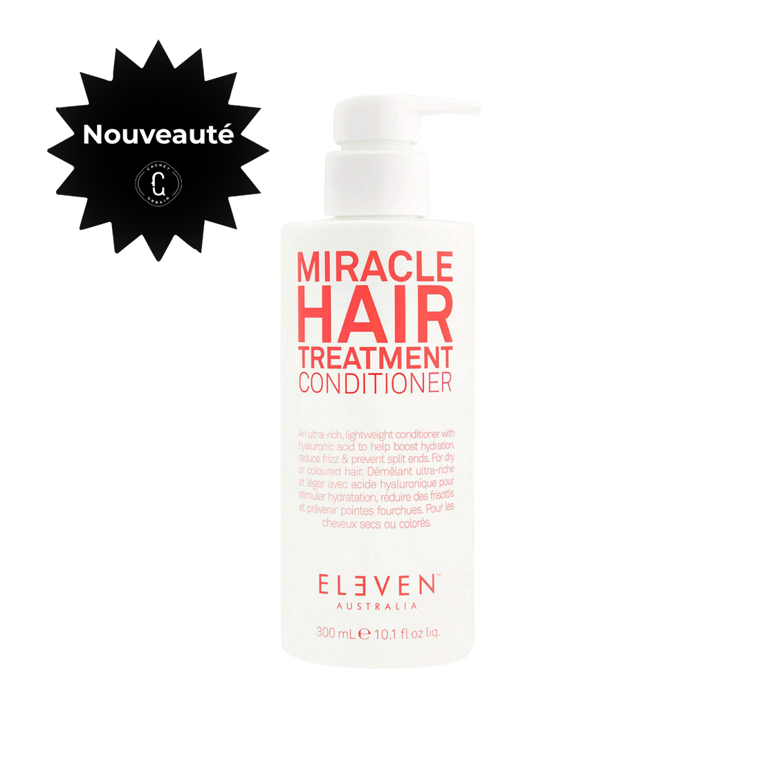 Après-shampooing Miracle Hair Treatment de Eleven Australia – hydratant et revitalisant pour cheveux secs