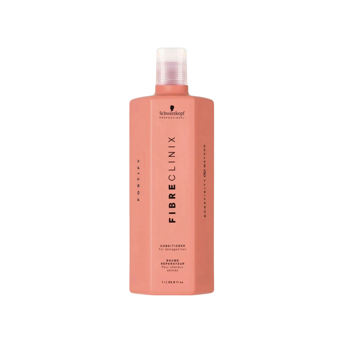 Conditionneur réparateur Schwarzkopf Fibre Clinix Fortify pour cheveux abîmés, renforce et démêle.