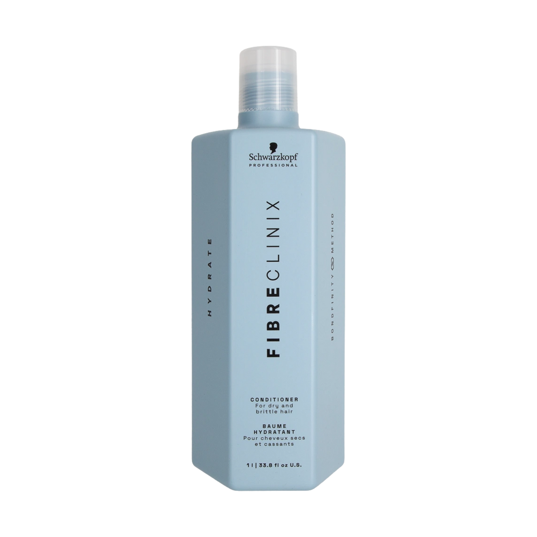 Après‑shampoing Schwarzkopf Professional Fibre Clinix Hydrate – soin hydratant pour cheveux secs et cassants.