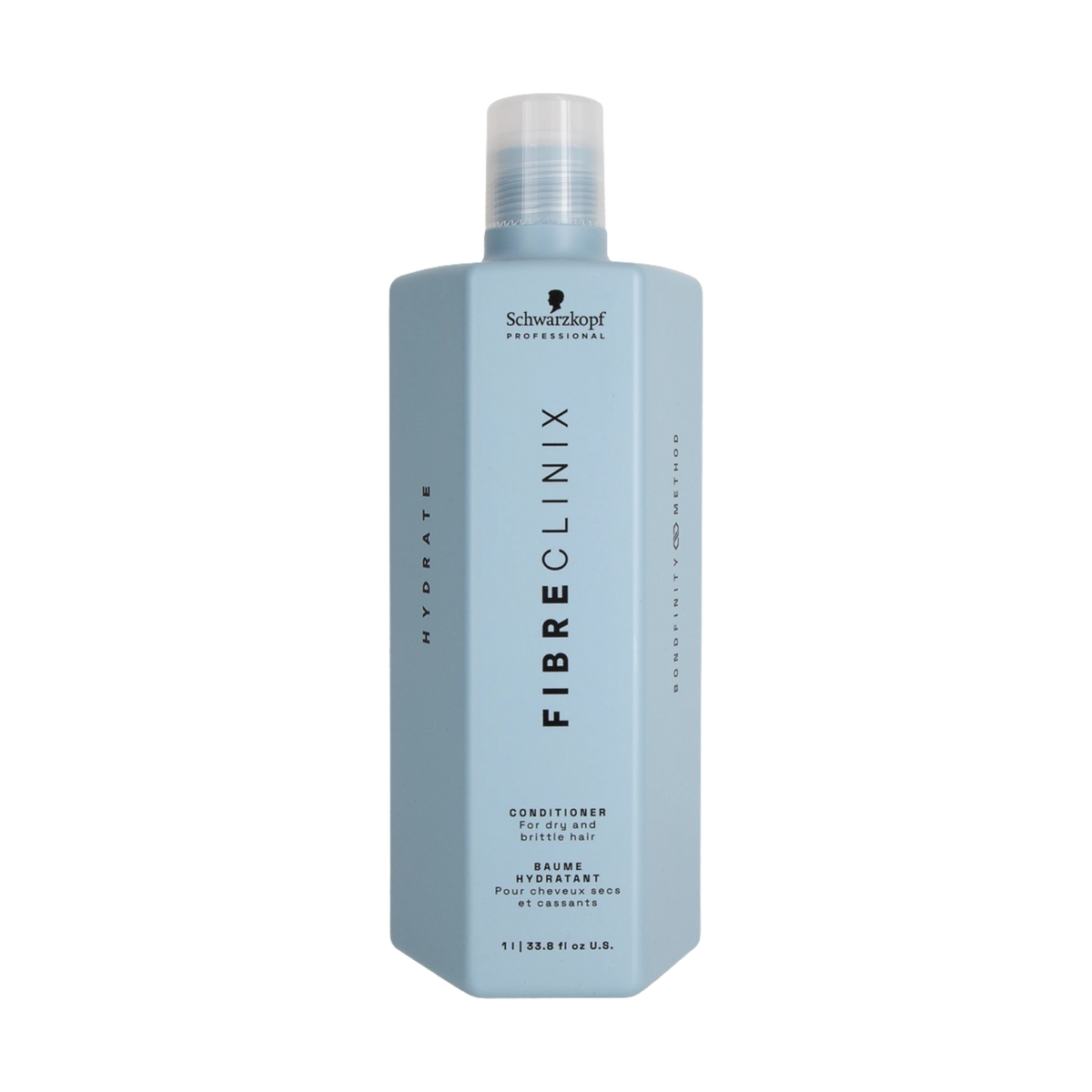 Après‑shampoing Schwarzkopf Professional Fibre Clinix Hydrate – soin nourrissant pour cheveux secs et cassants.