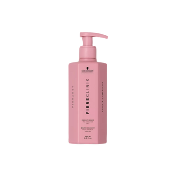Conditionneur Schwarzkopf Fibre Clinix Vibrancy pour cheveux colorés, démêlant et protecteur de couleur.