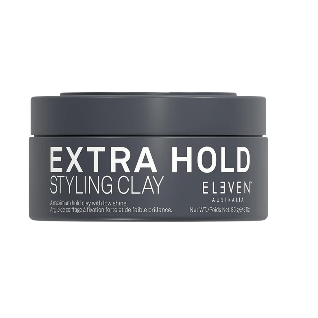 Pot d’argile coiffante ELEVEN Australia EXTRA – tenue extra forte, finition mate, spécialement conçue pour styles texturés ou structurés