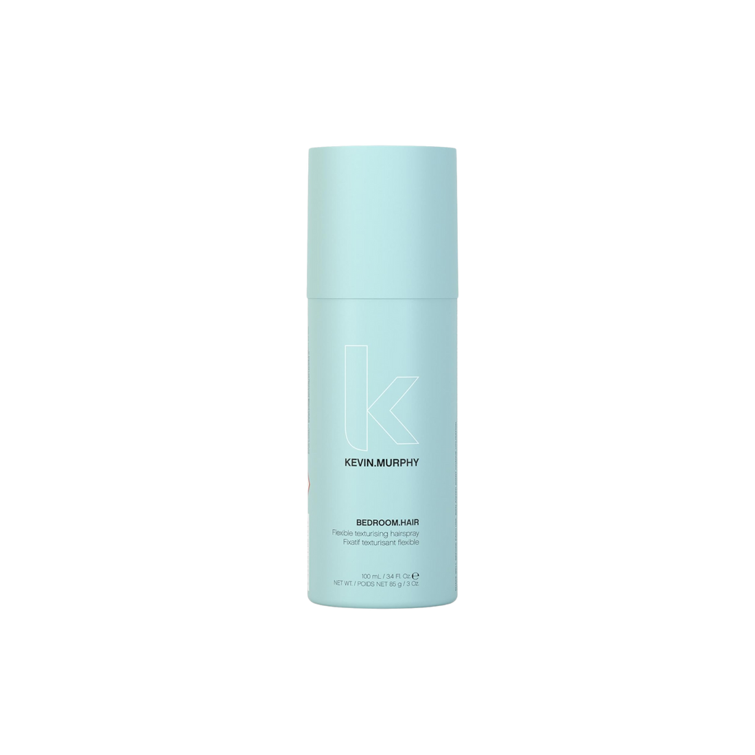 Flacon 100 ml du spray texturisant BEDROOM.HAIR posé sur fond neutre