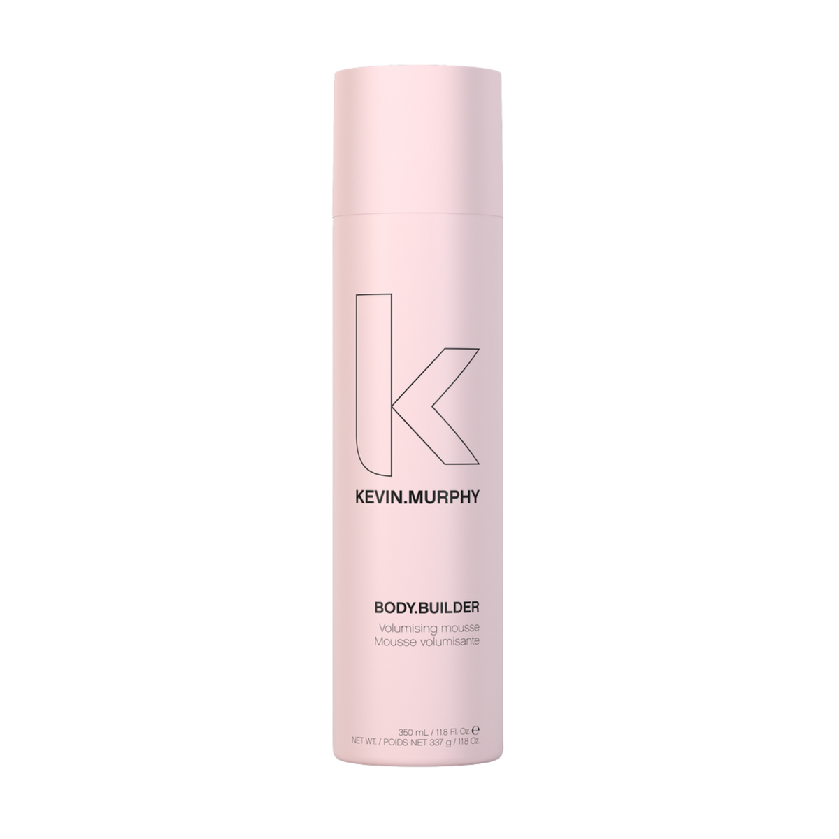 Gros flacon 350 ml de la mousse volumisante BODY.BUILDER Kevin Murphy posé