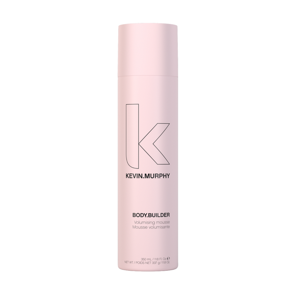 Gros flacon 350 ml de la mousse volumisante BODY.BUILDER Kevin Murphy posé