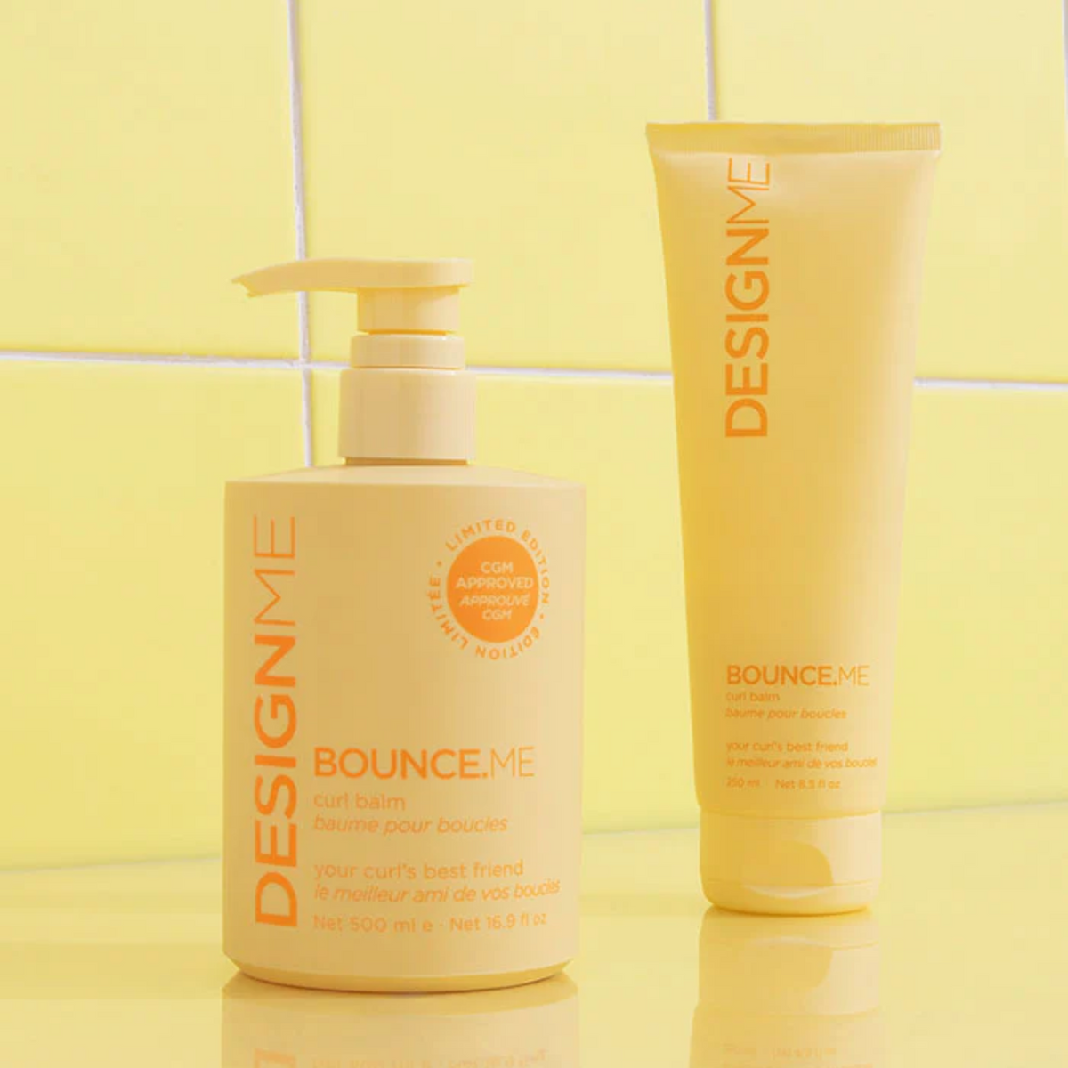 Tube de 250 ml de baume BOUNCE.ME pour hydrater et définir les boucles