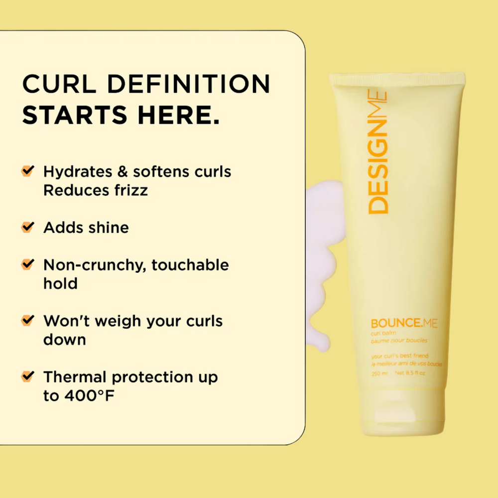 Tube de 250 ml de baume BOUNCE.ME pour hydrater et définir les boucles