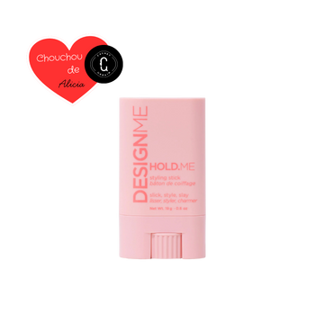 Bâton de coiffage vegan HOLD.ME DESIGNME – stick anti-frisottis format compact pour cheveux lisses et contours nets