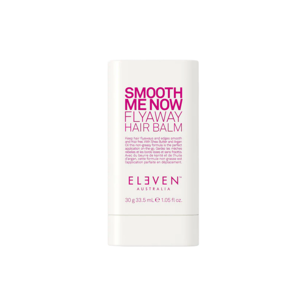 Baume coiffant anti-frisottis Smooth Me Now Flyaway Hair Balm ELEVEN AUSTRALIA – stick coiffure lissant cheveux.