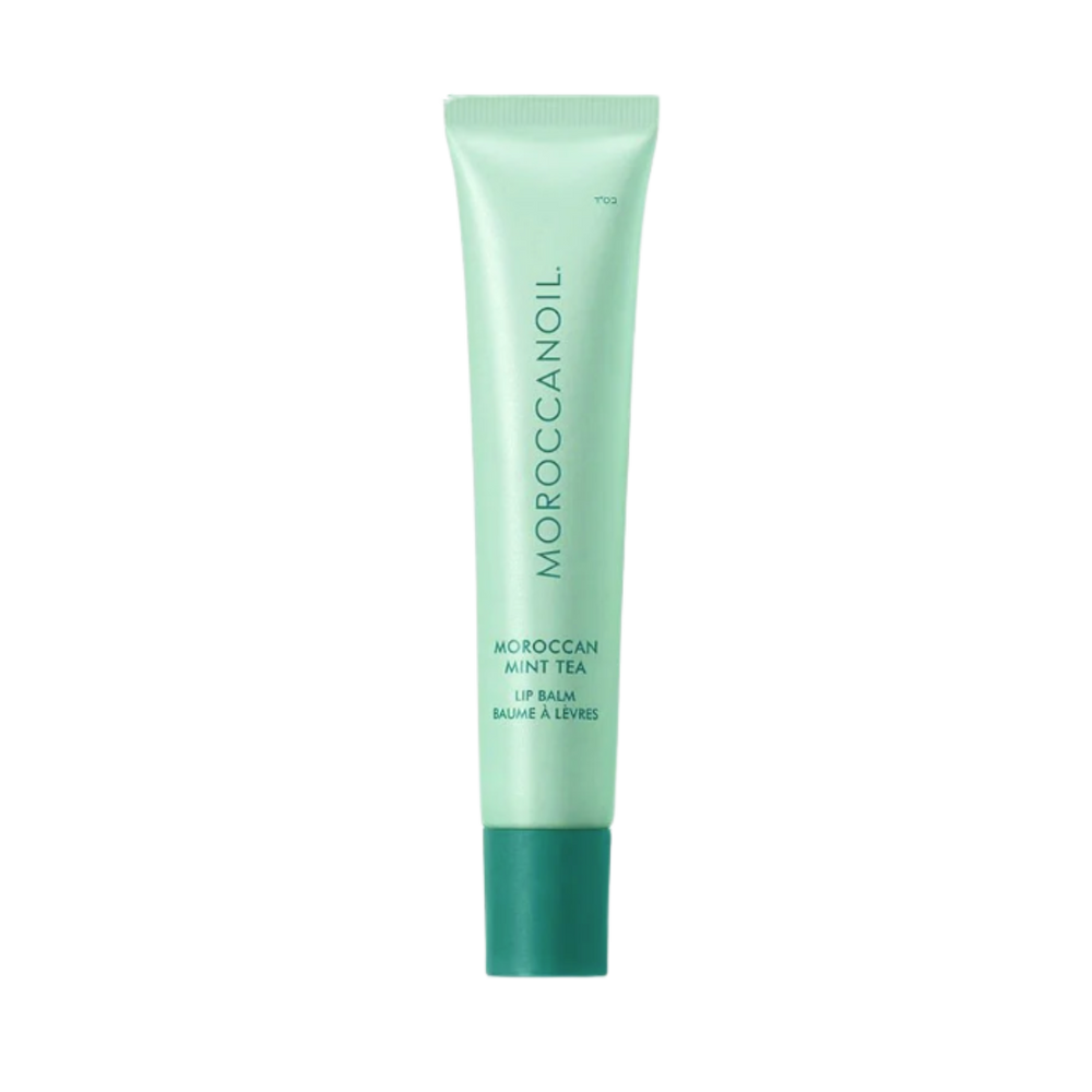 Baume à lèvres Moroccanoil Thé à la Menthe Marocaine – tube hydratant rafraîchissant