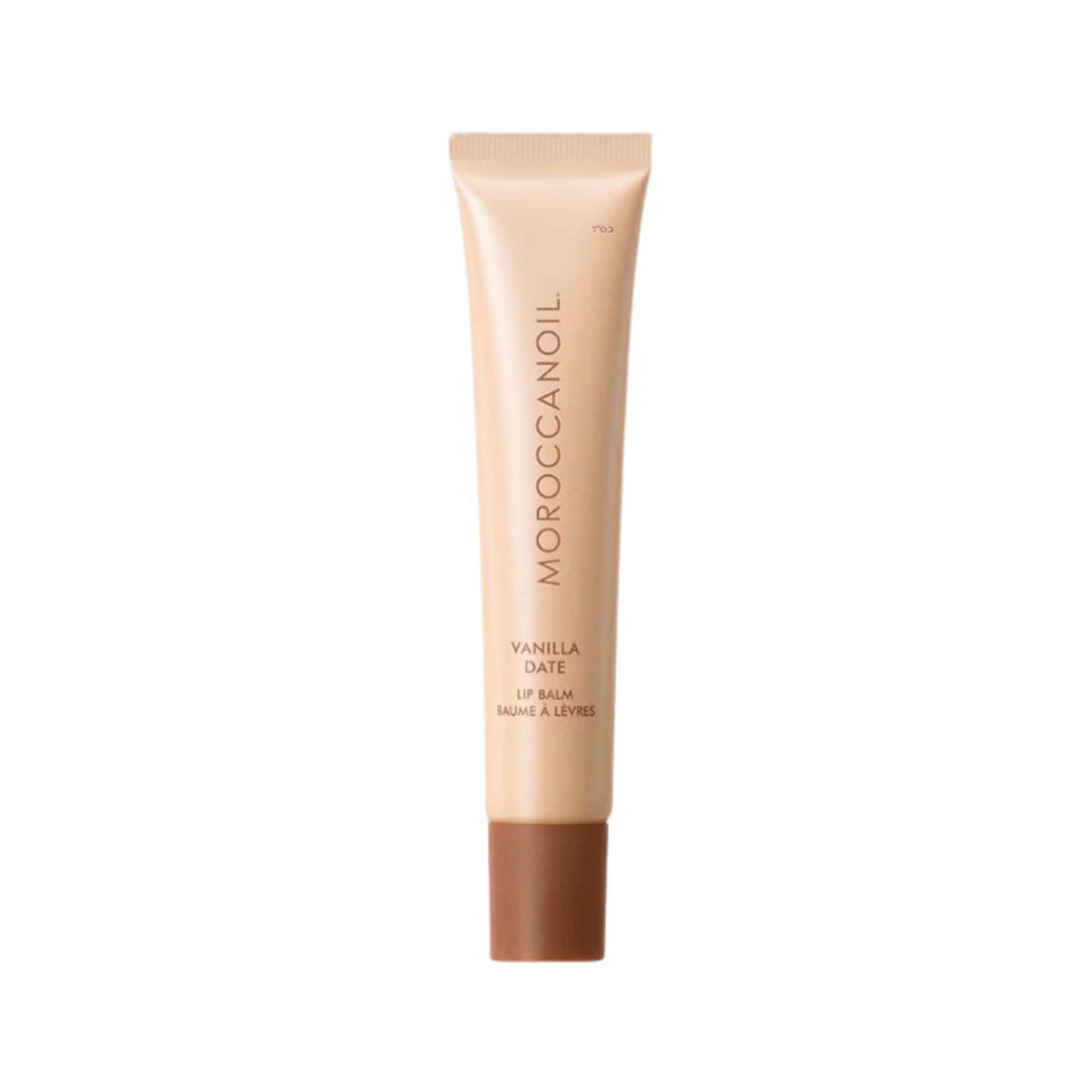 Baume à lèvres Moroccanoil Vanille & Datte – hydratation gourmande en tube