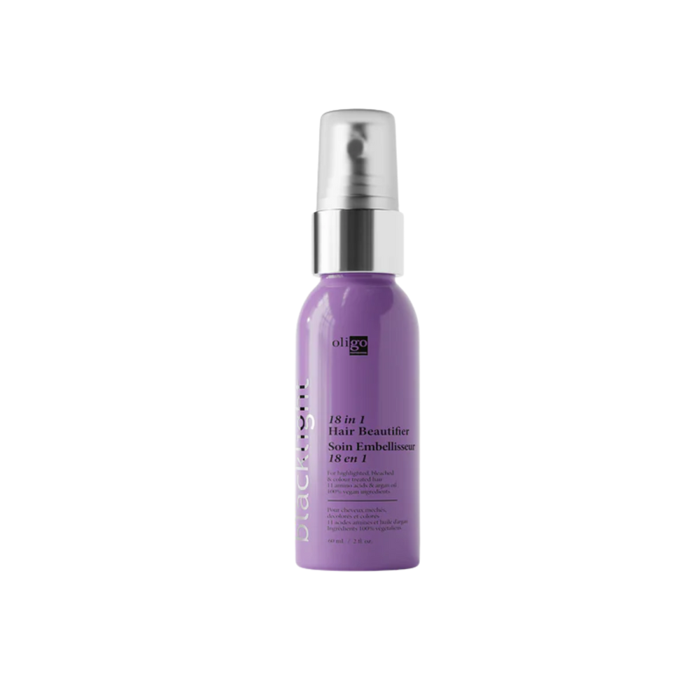 “Flacon Oligo 18‑in‑1 Hair Beautifier Blacklight – brume soin multi‑bienfaits”