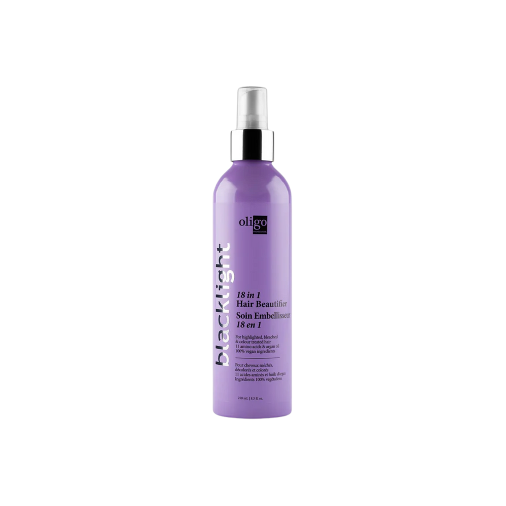 “Flacon Oligo 18‑in‑1 Hair Beautifier Blacklight – brume soin multi‑bienfaits”