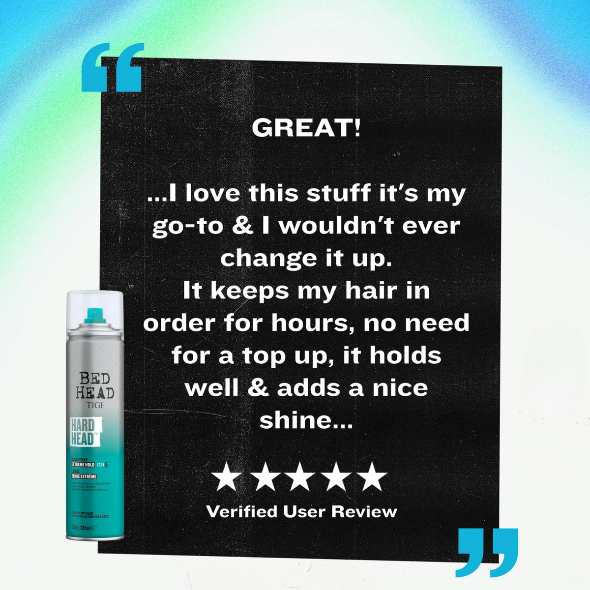 Hairspray extra strong hold contrôle frisottis cheveux