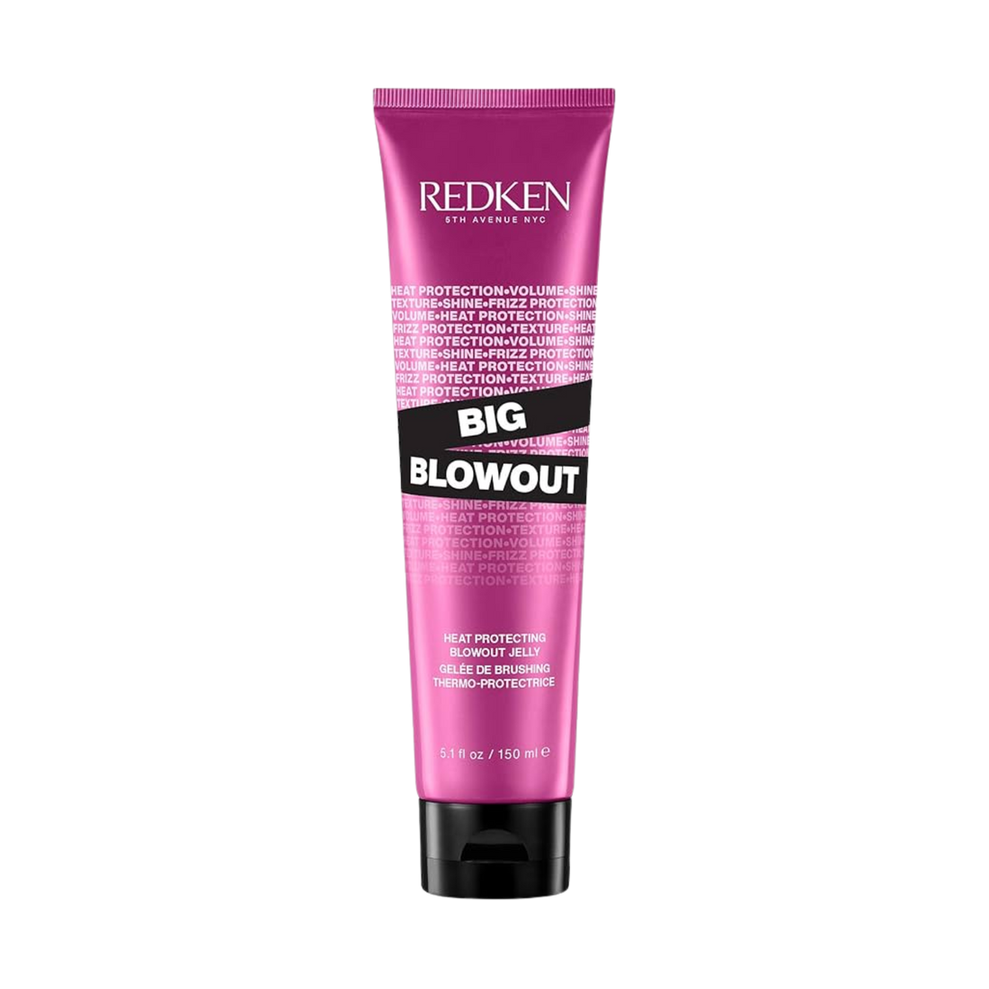 Tube de la Big Blowout Gelée Thermo-Protectrice de Redken avec son design distinctif.