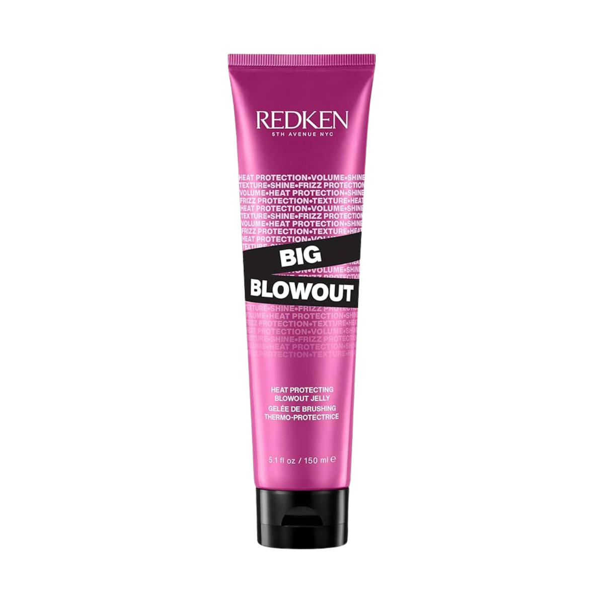 Tube de la Big Blowout Gelée Thermo-Protectrice de Redken avec son design distinctif.