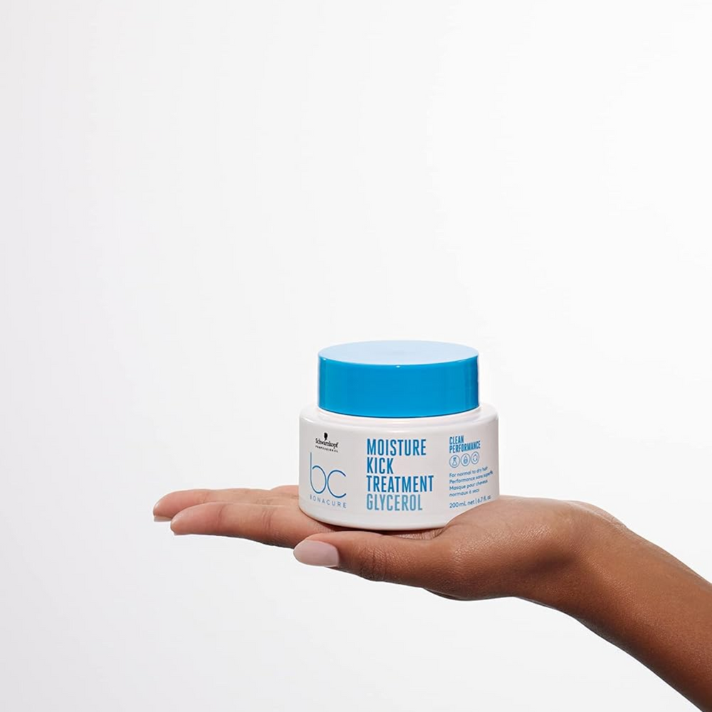 Masque Bonacure Moisture Kick 200 ml – pot turquoise avec étiquette Schwarzkopf