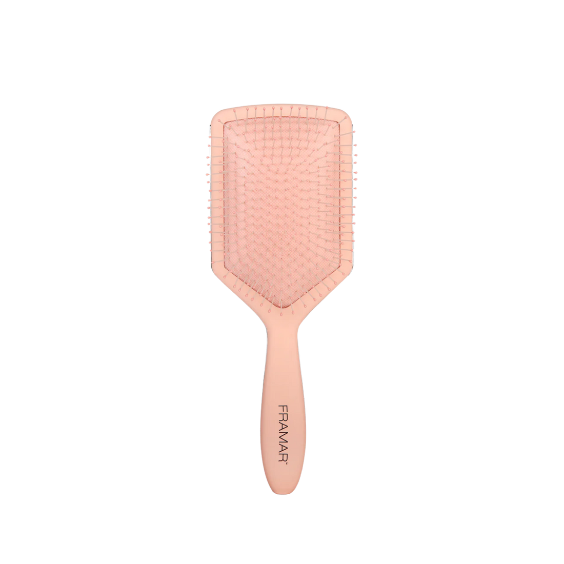 Brosse paddle Framar Champagne Mami — poils flexibles, finition mat champagne
