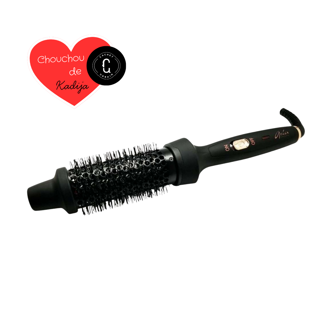 Brosse chauffante Aria Beauty HairGoals – outil coiffant céramique ionique