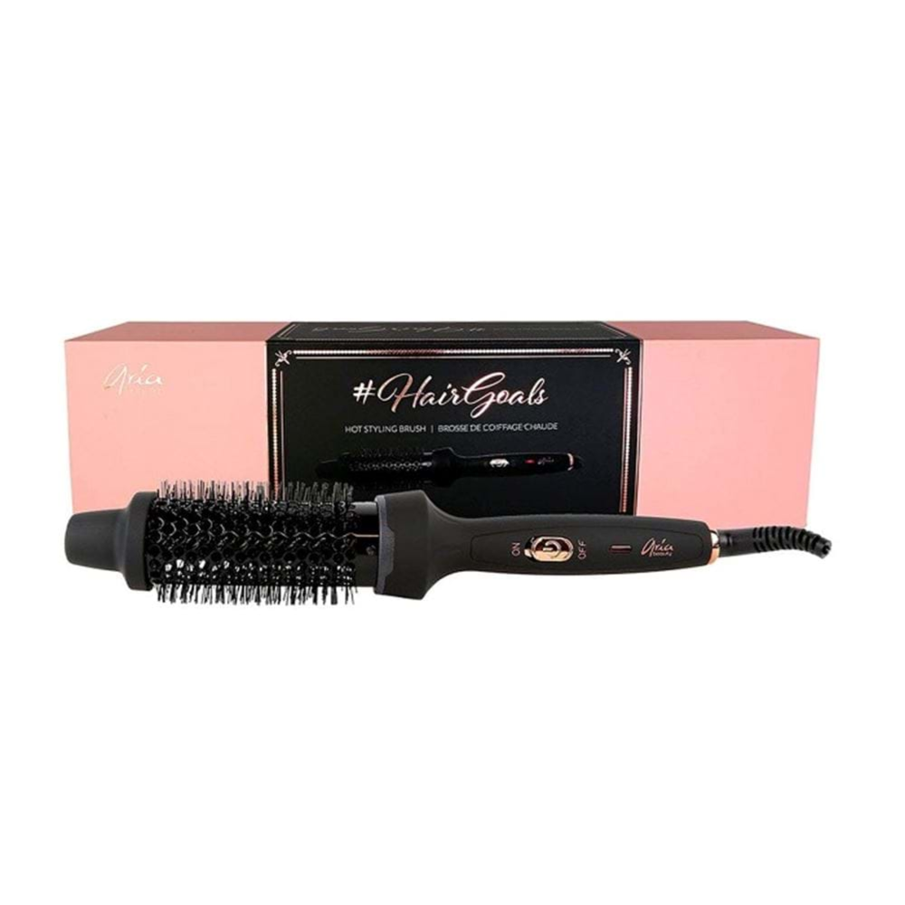 Brosse chauffante Aria Beauty HairGoals – outil coiffant céramique ionique