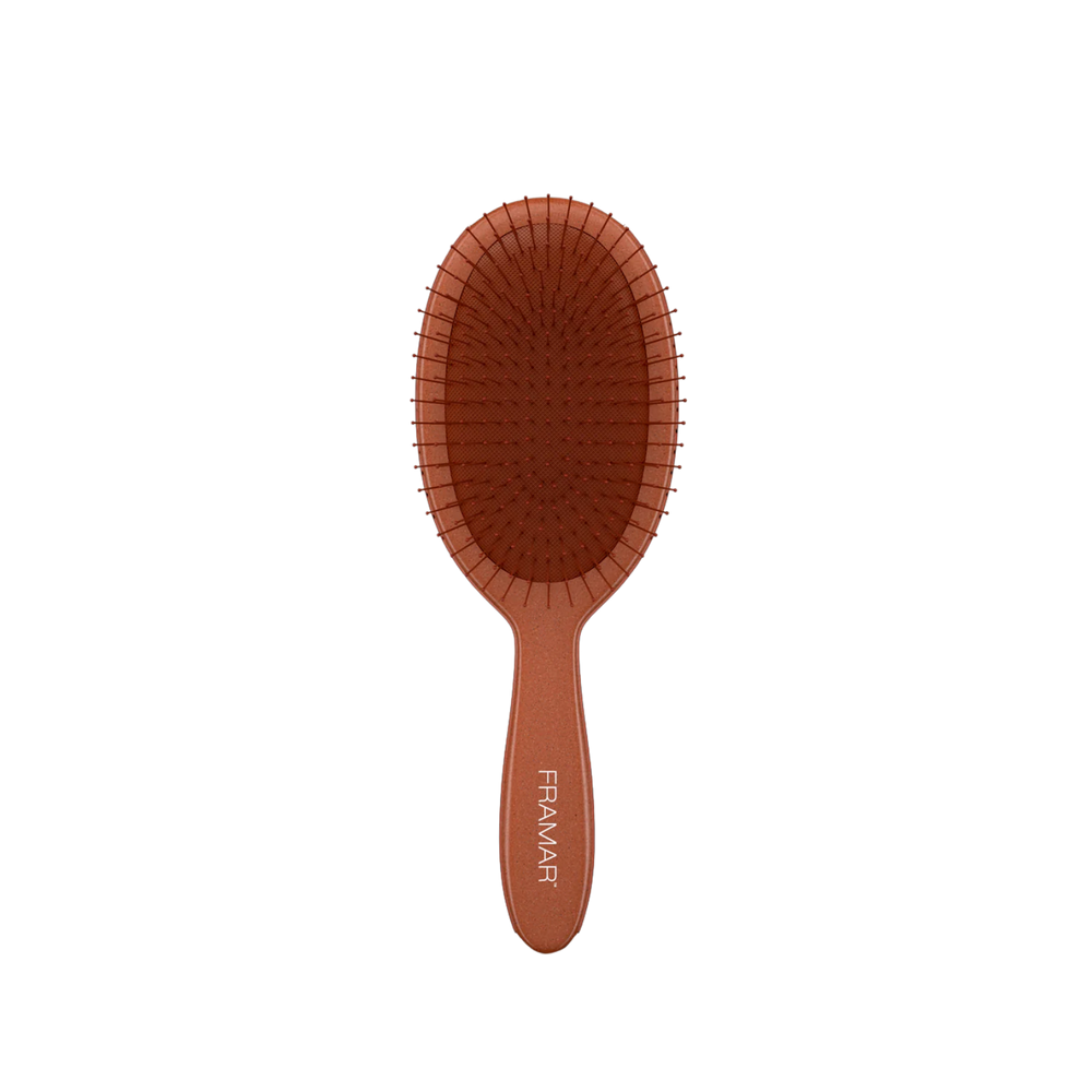 Brosse démêlante Framar Clay terracotta en fibres de blé