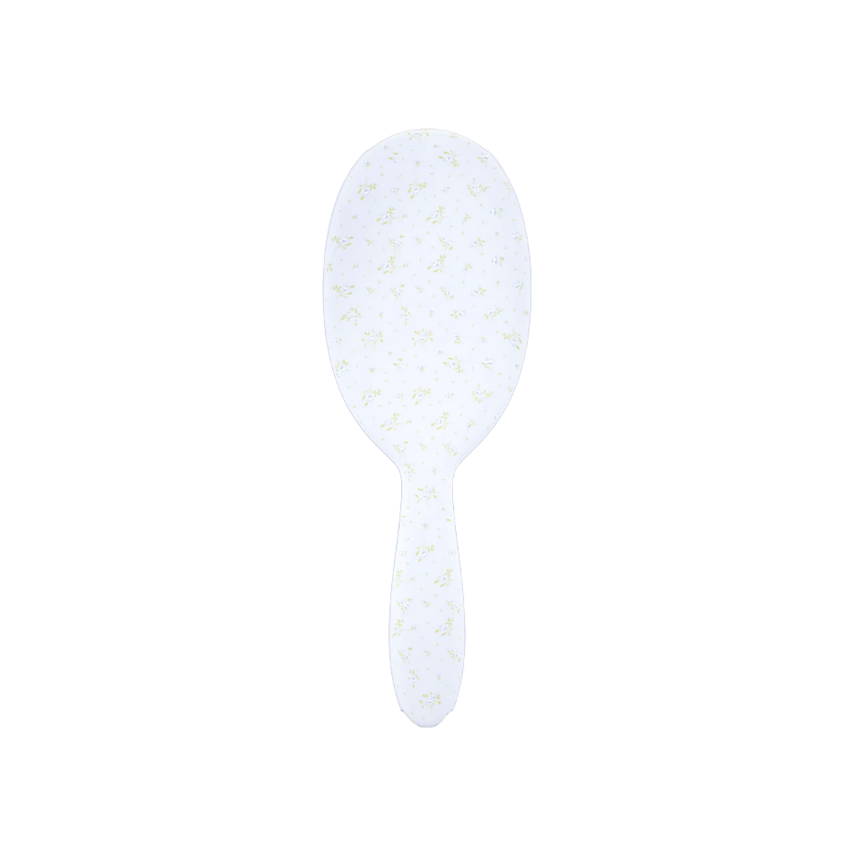 Brosse démêlante Framar Country Charm Eleanor avec motif floral bleu pour démêler les cheveux mouillés ou secs sans tirer ni casser la fibre capillaire.