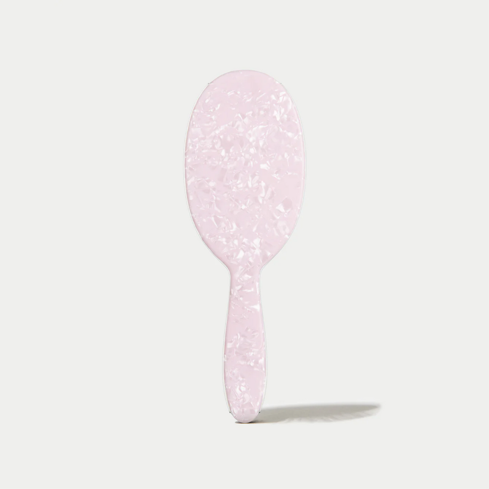 Brosse démêlante Framar Glazed Donut rose holographique, poils souples.