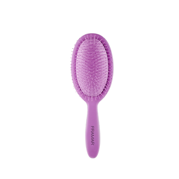 Brosse démêlante Framar Purple Reign — poils flexibles violet mat