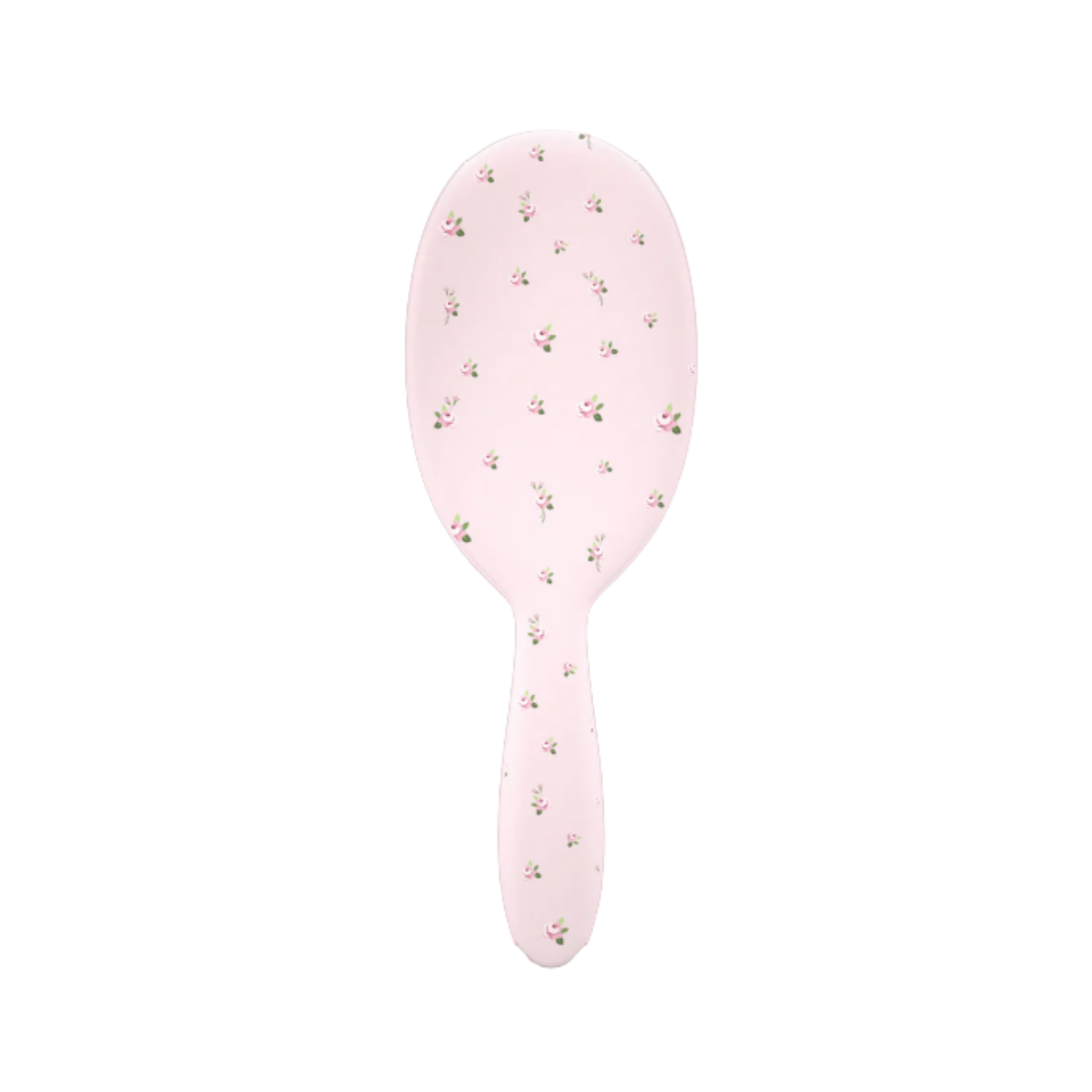 Brosse démêlante Framar Country Charm Rosalie avec motif floral rose pour démêler les cheveux mouillés ou secs sans tirer.