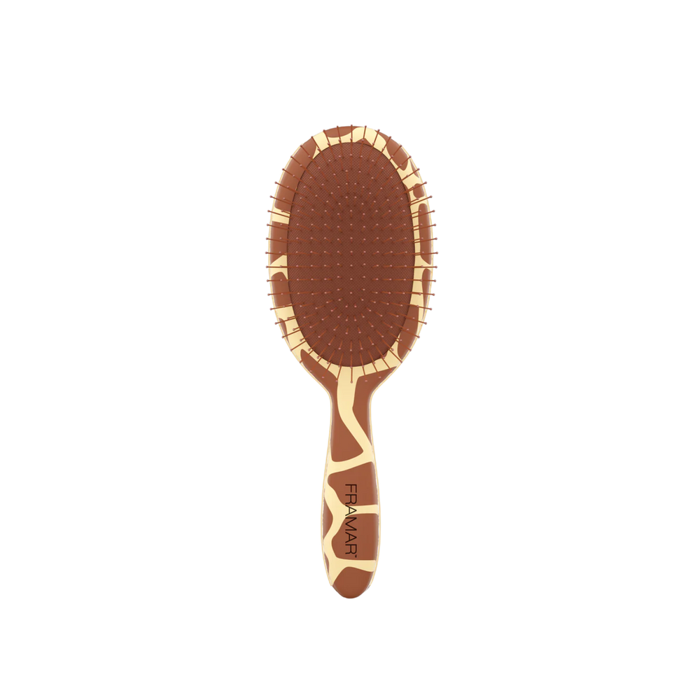 Brosse démêlante Framar You Bet Giraffe avec motif girafe