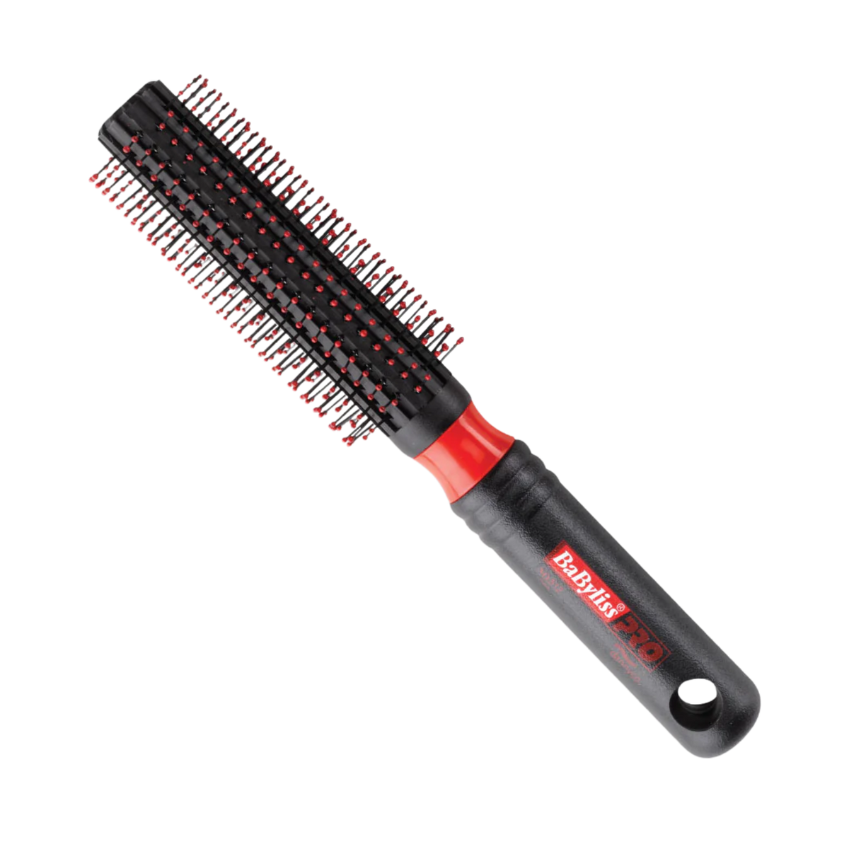 « Brosse ronde BaBylissPRO 512C médium avec picots nylon boules, vue de haut »